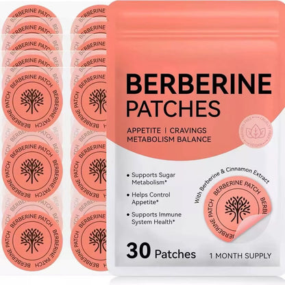 Berberine Wellness Patches 30 Count Metabolism & Appetite Support